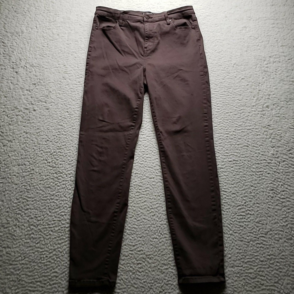 Buffalo David Bitton Pants Womens 10/30 Brown Jegging Skinny Stretch Casual